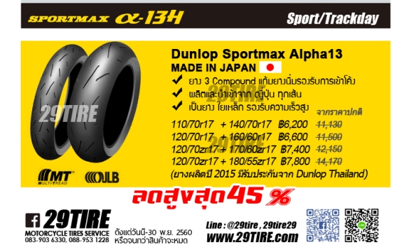 Promotion-Dunlop-Alpha13 2015